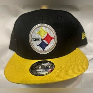New Era Men's Pittsburgh Steelers 9FIFTY Snapback Hat NEW